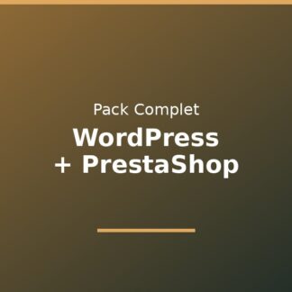 Pack Complet WordPress + PrestaShop